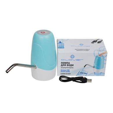 Помпа електрична Clover К5 блакитна для бутильованої води (C0000001620)