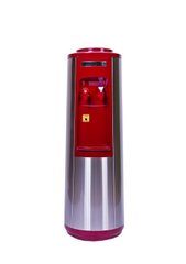 Кулер для воды напольный компрессорный AquaWorld HC-66L Red(00000000396) нержавеющая сталь/красный