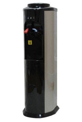 Кулер для воды напольный компрессорный AquaWorld HC-98L Black (00000000164) нержавеющая сталь/черный