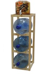 Подставка деревянная Сlover под 3 +1 бутыли (00000000121)