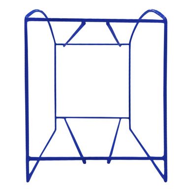 Подставка металлическая для бутылей 1+1 синяя прутовая